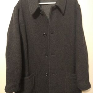J. Ferrar 80% Wool Men's Pea Coat Size Large